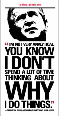 I'm not very analytical you know. 