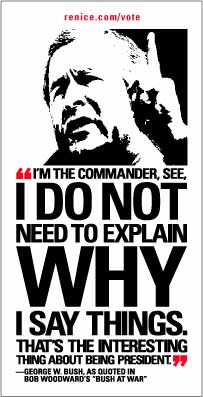 I'm the commander, see, I do not need to explain why I say things.