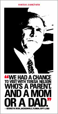 We had a chance to visit with Teresa Nelson who's a parent, and a mom or a dad.